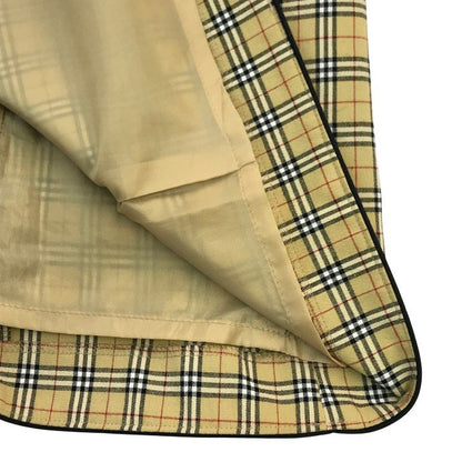 BURBERRY BLUELABEL バーバリー ブルーレーベル ジャンパースカート レディース ポリエステル ワンピース 膝丈 ノバチェック ベージュ 38サイズ FM510-400 中古 T1