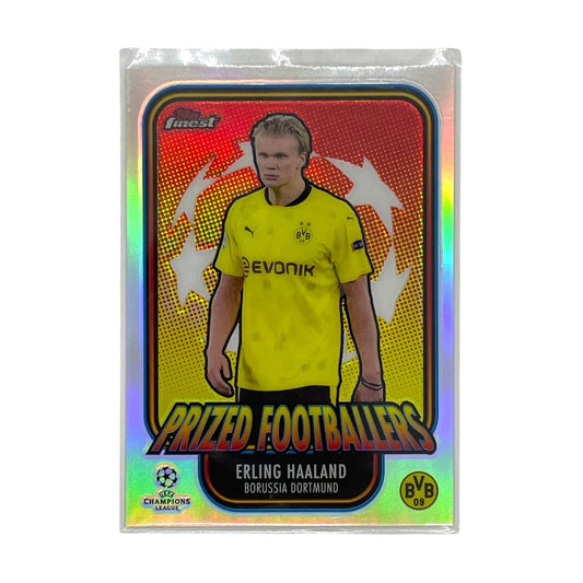TOPPS サッカーカード FINEST PRIZED FOOTBALLERS ERLING HAALAND BORUSSIA DORTMUND #PF-EH 中古 IT1
