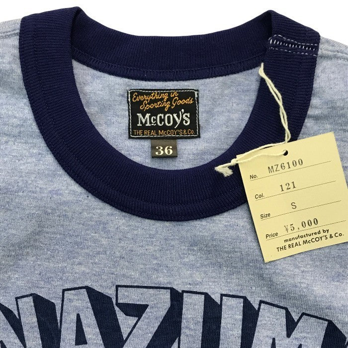 The REAL McCOY’S リアルマッコイズ Tシャツ メンズ 半袖 コットン 稲妻フェスティバル 2006 限定 イナズマ ブルー 36(S)サイズ M6100 中古 T1