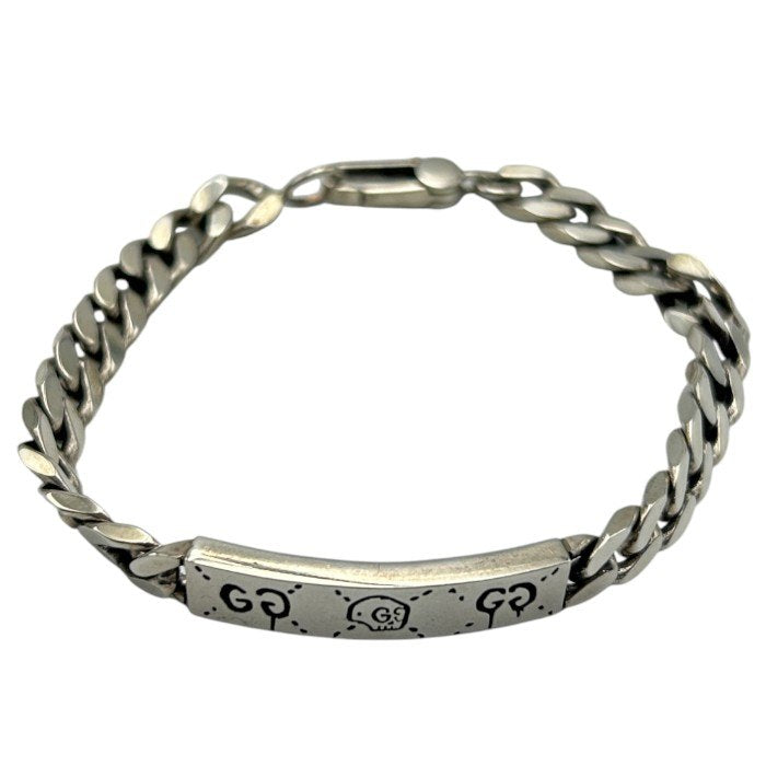 GUCCI グッチ AG925 ブレスレット ゴースト アクセサリー シルバー925 メンズ レディース かわいい おしゃれ 中古 W４