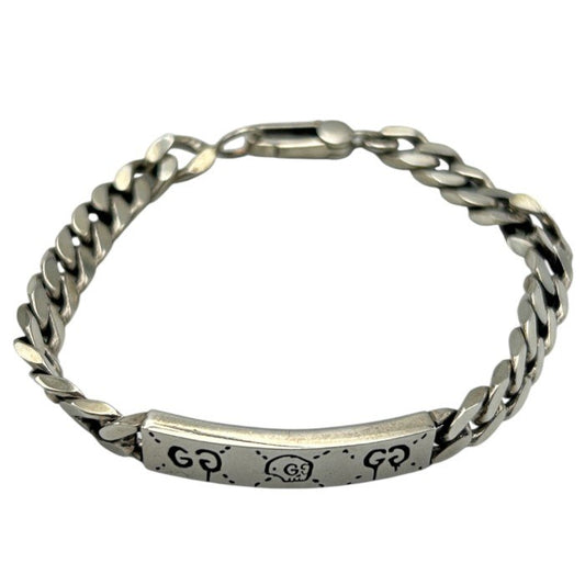 GUCCI グッチ AG925 ブレスレット ゴースト アクセサリー シルバー925 メンズ レディース かわいい おしゃれ 中古 W４