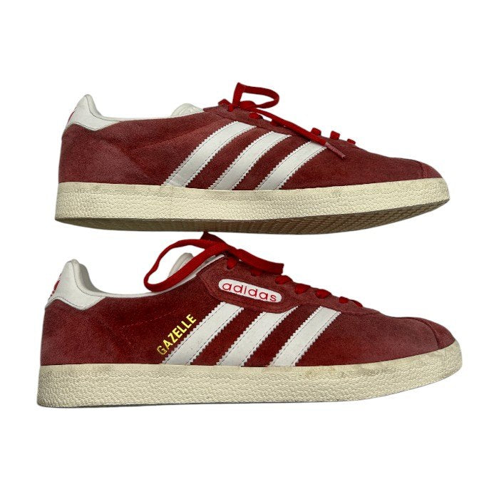 adidas アディダスオリジナルス GAZELLE ガゼル スニーカー BB5242 27.5cm 靴 シューズ メンズ レッド スエード 中古 W４