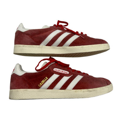 adidas アディダスオリジナルス GAZELLE ガゼル スニーカー BB5242 27.5cm 靴 シューズ メンズ レッド スエード 中古 W４