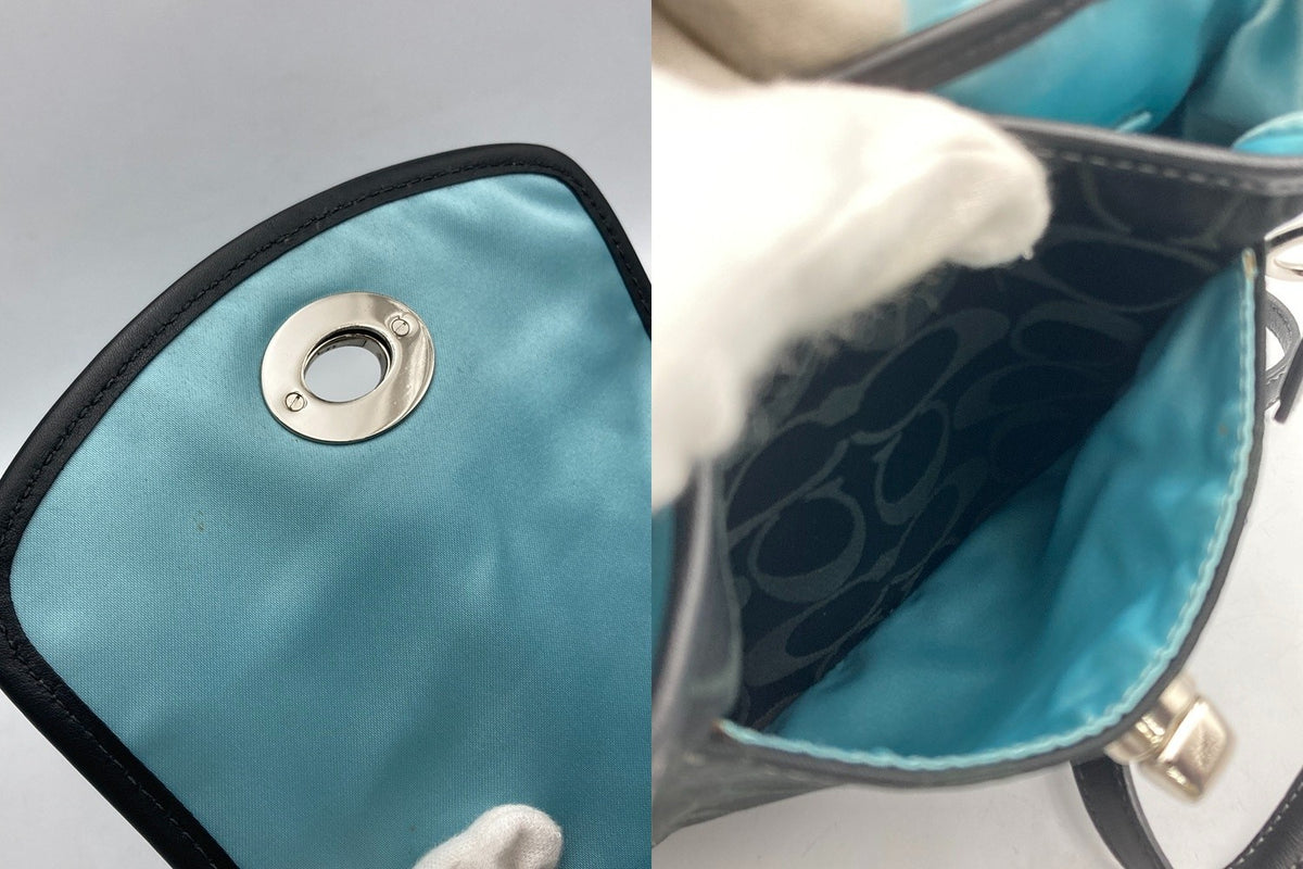 COACH コーチ シグネチャー ミニショルダーバッグ 42433 中古 D4