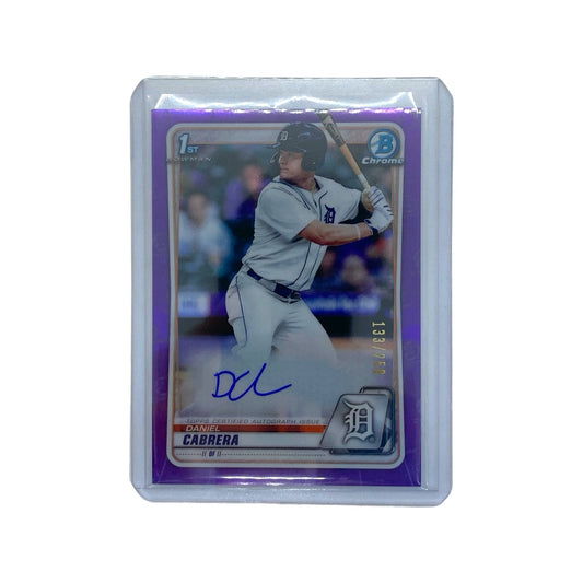 TOPPS MLBカード BOWMAN CHROME DANIEL CABRERA 133/250 #CDA-DCA 中古 IT1