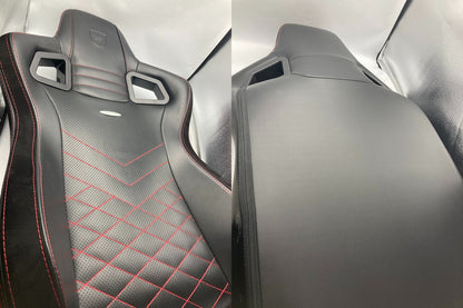 noblechairs epic ノーブルチェアーズ エピックシリーズ ゲーミングチェア NBL-PU-RED-003 中古 D4