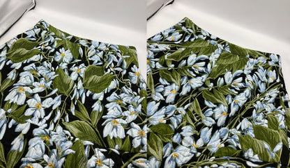 Blumarine ブルマリン 花柄 フレアスカート サイズ IT44 中古 D4