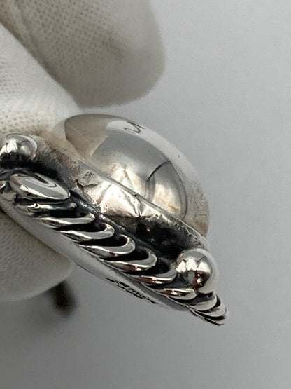 GEORG JENSEN ジョージジェンセン 1995年 ヘリテージ イヤーネックレス SV925 中古 D4