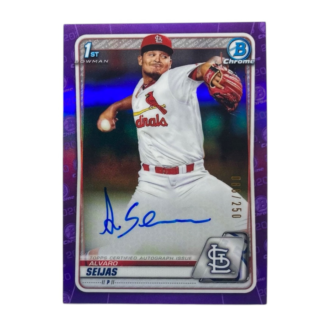 TOPPS MLBカード BOWMAN CHROME 1ST ALVARO SEIJAS ST. LOUIS CARDINALS /250 #CPA-AS 中古 IT2