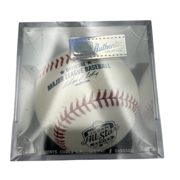 未使用品 Rawlings ローリングス 日米野球2014 公式試合球 キューブ入り ROMLBJAS14-R 野球 ボール スポーツ 中古 W４