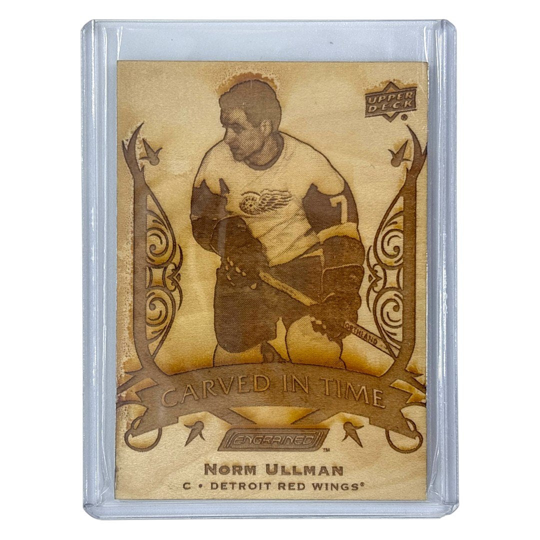 UPPER DECK NHLカード ENGRAINED CARVED IN TIME NORM ULLMAN DETROIT RED WINGS #CT-17 中古 IT1