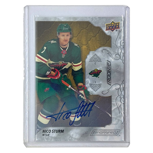 UPPER DECK NHLカード ENGRAINED NICO STURM WILD #85 中古 IT1