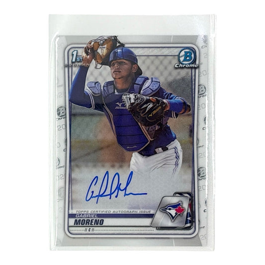 TOPPS MLBカード BOWMAN CHROME 1ST GABRIEL MORENO TORONTO BLUE JAYS #CPA-GM 中古 IT1