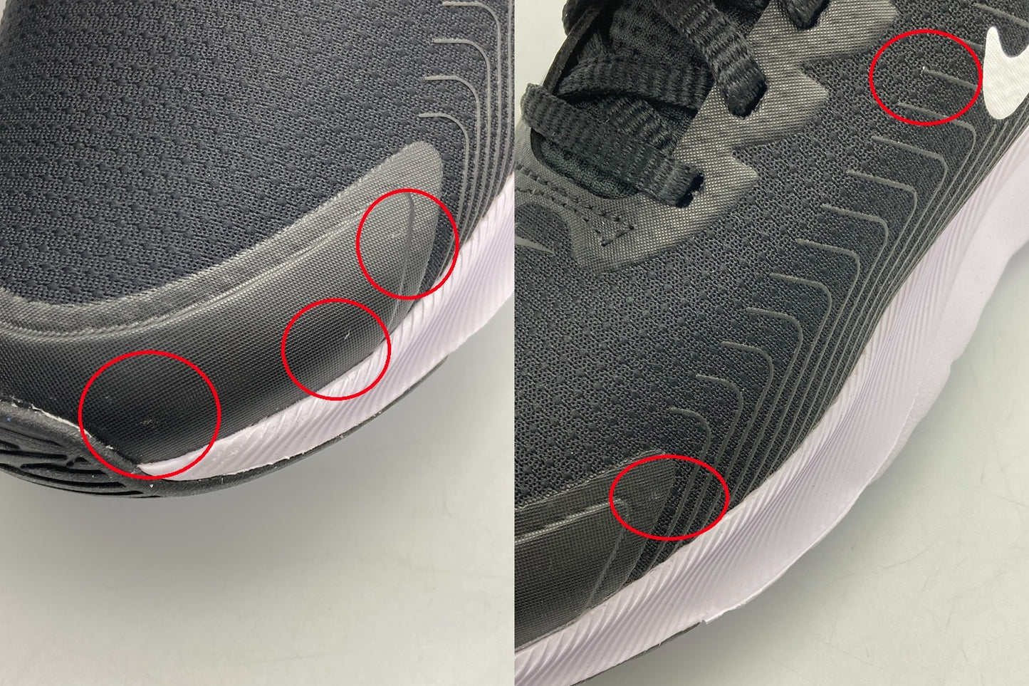 MIKE ナイキ ウィメンズ エアマックス ニュアクシス NUAXIS HF1233-001 サイズ23.0cm 中古 D4