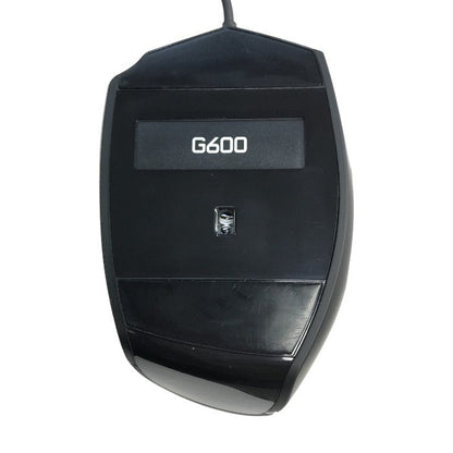 Logicool Gシリーズ MMO ゲーミングマウス ブラック 有線 レーザーマウス ゲーム用 20個のボタン RGB LEDバックライト G600t 中古 T1