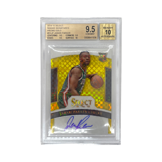 PANINI NBAカード SELECT ROOKIE SIGNATURES PRIZM GOLD JABARI PARKER 03/10 #RS-JP 中古 IT1
