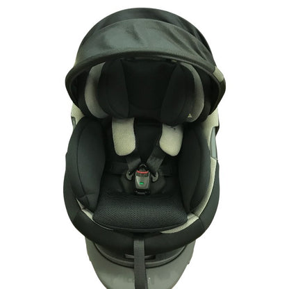 コンビ ホワイトレーベル THE S ISOFIX エッグショック チャイルドシート R129適合 360°回転 ウォッシャブル フルジェンテブラック ZC-690 中古 T1