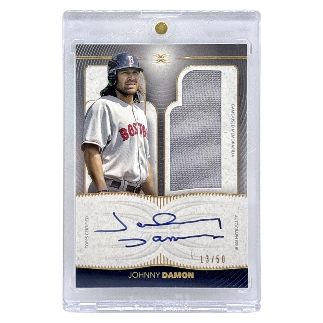 TOPPS MLBカード DEFINITIVE COLLECTION JOHNNY DAMON BOSTON RED SOX /50 #DARC-JD 中古 IT1