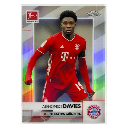 TOPPS サッカーカード CHROME ALPHONSO DAVIES BAYERN MUNCHEN #82 中古 IT1