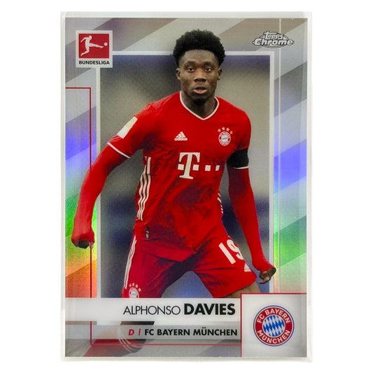 TOPPS サッカーカード CHROME ALPHONSO DAVIES BAYERN MUNCHEN #82 中古 IT1