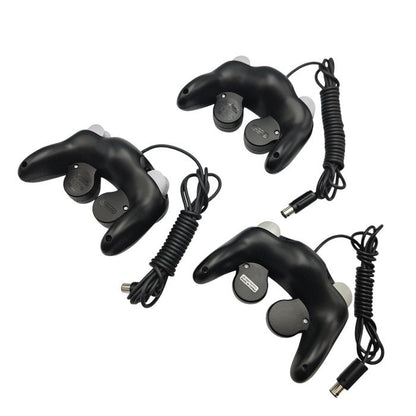 Nintendo 任天堂 GAME CUBE ゲームキューブ専用 コントローラー 3個セット (スマブラブラック×2 / 純正ブラック×1 ) 中古 H4