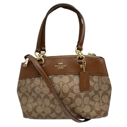 COACH コーチ ショルダーバッグ F26139 トートバッグ ハンド レディース シグネチャーブランド 中古 W４