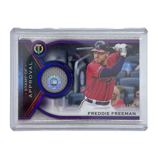 TOPPS MLBカード TRIBUTE FREDDIE FREEMAN ATLANTA BRAVES 43/50 #SOA-FF 中古 IT1