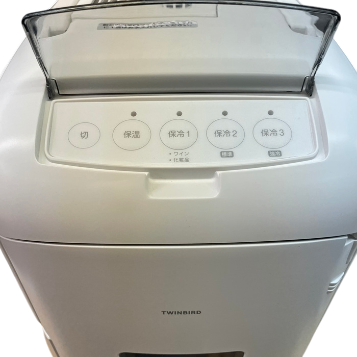 ツインバード ポータブル電子適温ボックス 保冷保温庫 13L ポータブル冷蔵庫 ホワイト HR-EB07W TWINBIRD 車載 保冷温庫 中古 R1