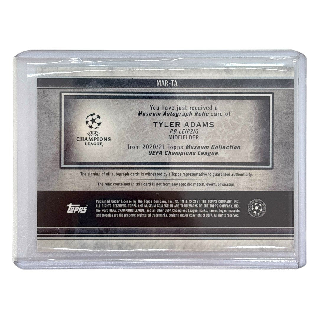 TOPPS サッカーカード MUSEUM COLLECTION TYLER ADAMS LEIPZIG 43/50 #MAR-TA 中古 IT1
