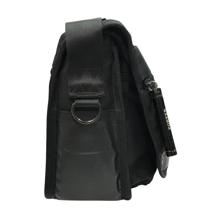 PORTER ポーター ヒート ショルダーバッグ ユニセックス ナイロン HEAT フラップ 斜め掛け コンパクト ブラック 703-06974 中古 T1