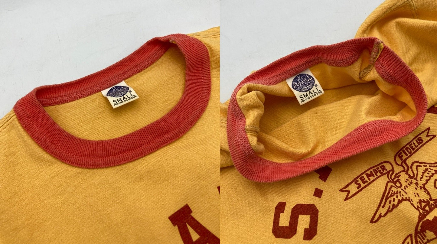 TOYS McCOY トイズマッコイ CAMP SHIBUYA リンガーTシャツ サイズS メンズ 中古 D4