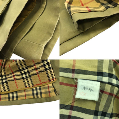 Buberrys バーバリー ステンカラーコート メンズ 秋冬 チェック柄 裏地/ライナー ヴィンテージ カーキ 170サイズ 中古 T1