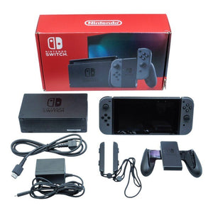 任天堂 Nintendo Switch 本体 新型 ニンテンドースイッチ Joy-Con(L)/(R) グレー HAC-001(-01) 中古 a1