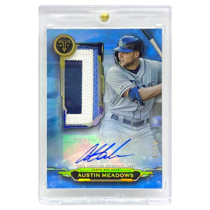 TOPPS MLBカード TRIPLE THREADS AUSTIN MEADOWS TAMPA BAY RAYS /10 #AUJR-AM 中古 IT1