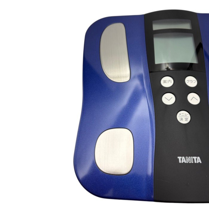 TANITA タニタ 体組成計 BC-J03 体重計 体脂肪 ブルー 家電製品 健康家電 中古 W４
