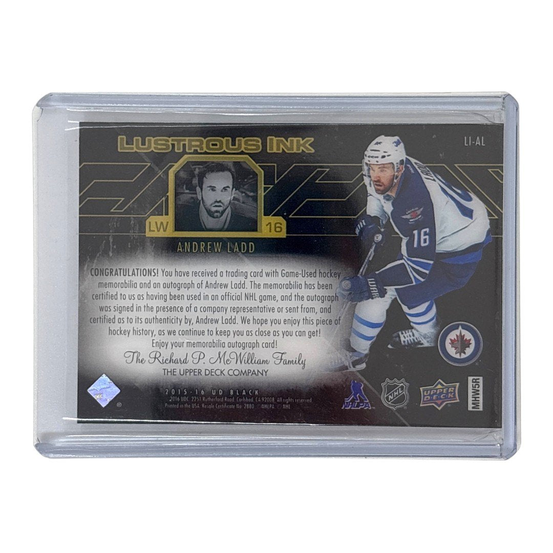 UPPER DECK NHLカード BLACK ANDREW LADD WINNIPEG JETS /49 #LI-AL 中古 IT1