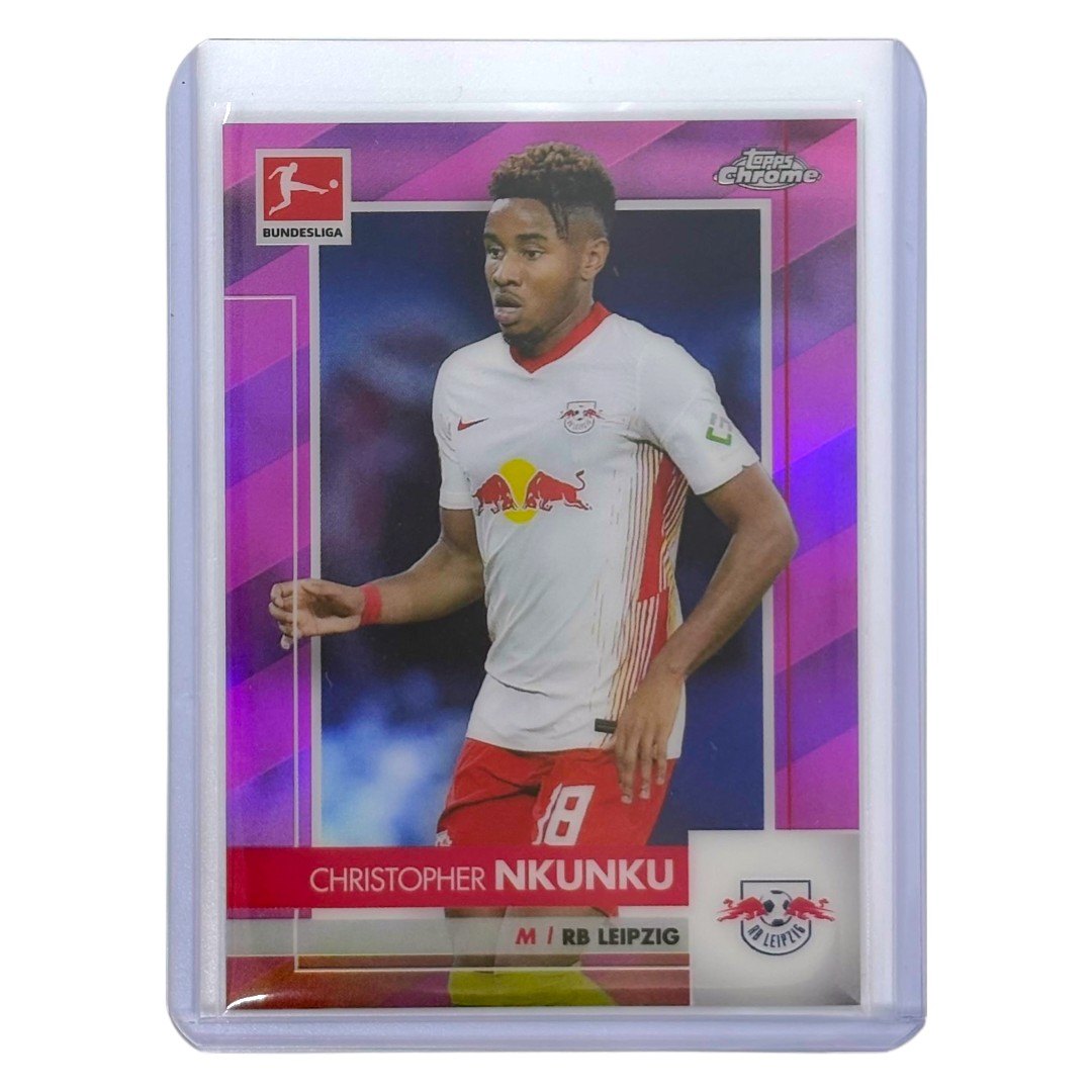 TOPPS サッカーカード CHROME CHRISTOPHER NKUNKU LEIPZIG /75 #59 中古 IT1