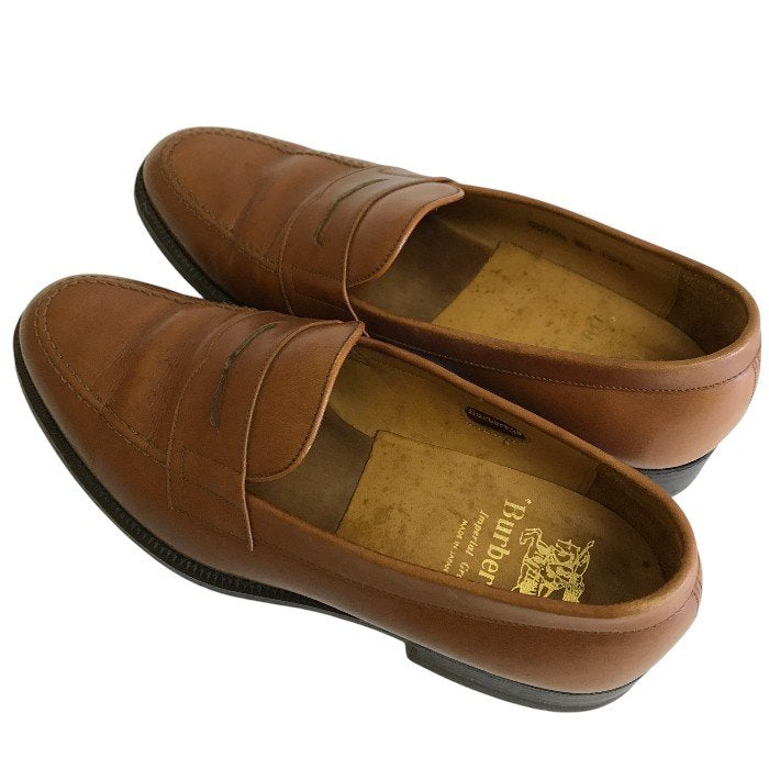 Burberrys バーバリーズ ローファー ブラウン 24 1/2 EE 靴 シューズ レザー 本革 メンズ 中古 W1