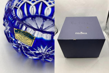 POLONIA ポロニア クリスタルガラス ボウル 2点セット 中古 D4