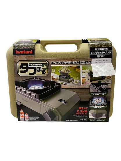 Iwatani イワタニ カセットコンロ カセットフー タフまるJr. オリーブ CB-ODX-JR アウトドア 災害 非常時 中古 R1