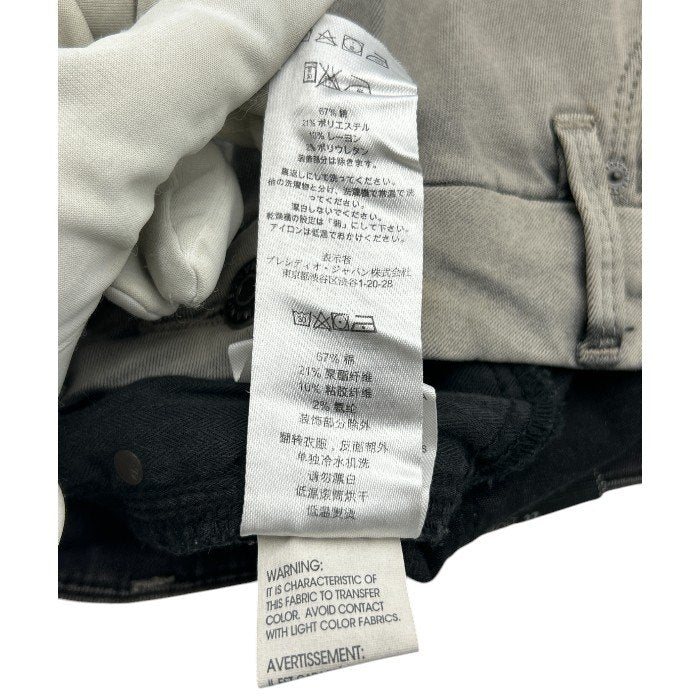 ARMANI EXCHANGE アルマーニ エクスチェンジ スキニー JAMBE ETROIT 27 パンツ ボトムス レディース ズボン グレー デニム ジーンズ 中古 W４