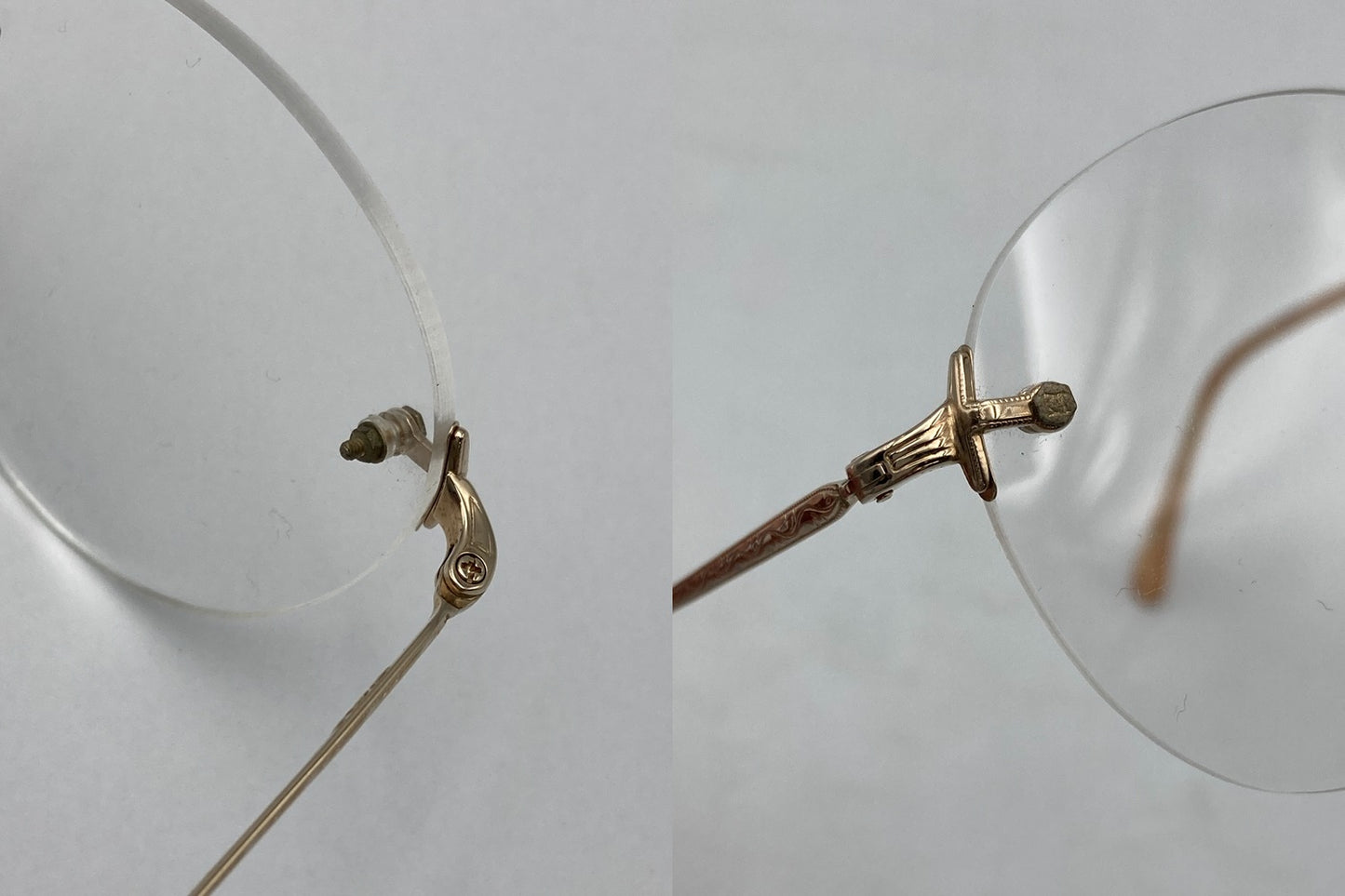 POLO RALPHLAUREN ポロラルフローレン リムレス メガネフレーム レディース メンズ 中古 D4