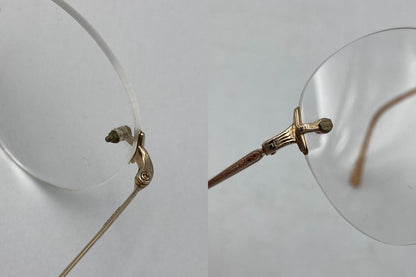 POLO RALPHLAUREN ポロラルフローレン リムレス メガネフレーム レディース メンズ 中古 D4