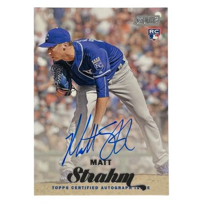 TOPPS MLBカード STADIUM CLUB MATT STRAHM KANSAS CITY ROYALS #SCA-MSM 中古 IT2