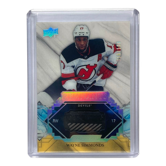 UPPER DECK NHLカード ENGRAINED WAYNE SIMMONDS DEVILS 010/100 #R-WS 中古 IT2