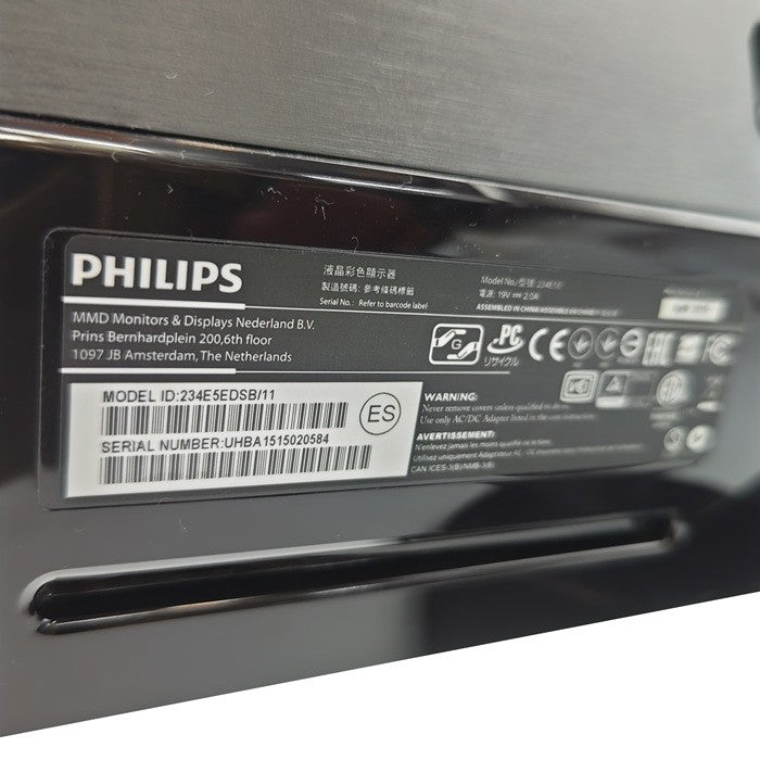 PHILIPS フィリップス 23型 16:9 ワイド液晶ディスプレイ 234E5EDSB/11 中古 H4