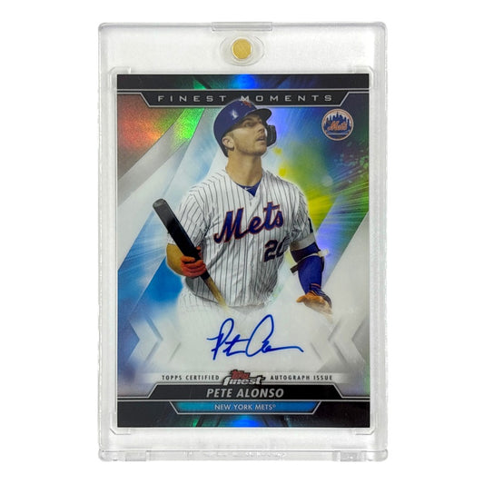 TOPPS MLBカード FINEST PETE ALONSO NEW YORK METS #MOMA-PA 中古 IT1