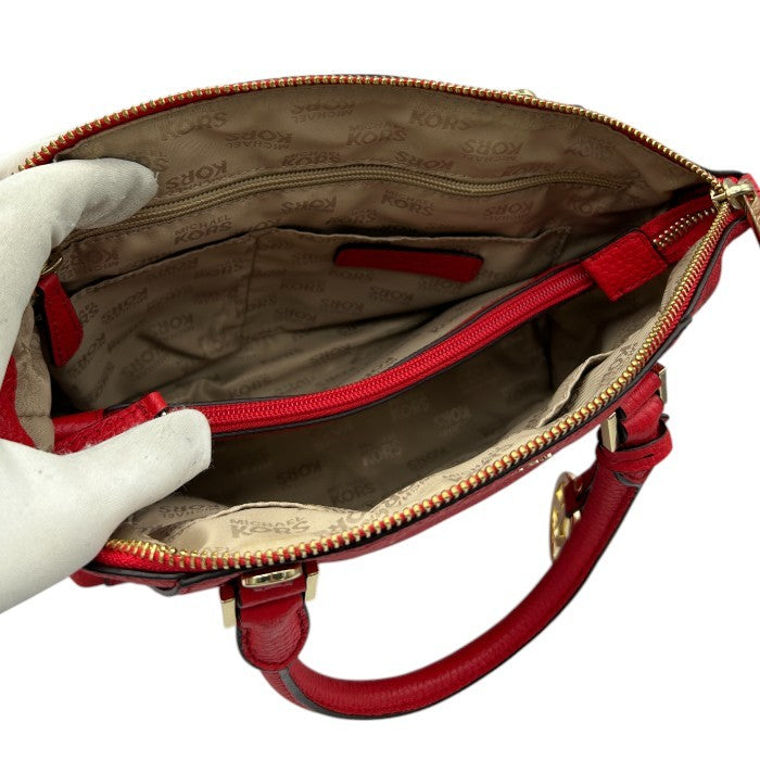 MICHAEL KORS マイケルコース 2WAY バッグ 鞄 レザー 小さめ レディース お出かけ ハンドバッグ ショルダーバッグ 中古 W４