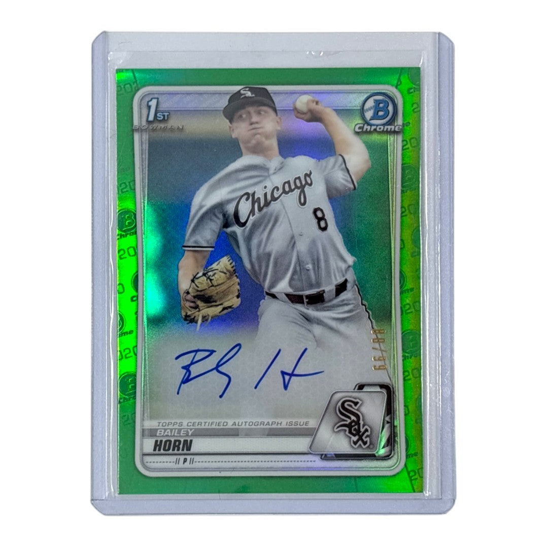 TOPPS MLBカード BOWMAN CHROME 1ST BAILEY HORN CHICAGO WHITE SOX /99 #CDA-BHO 中古 IT1
