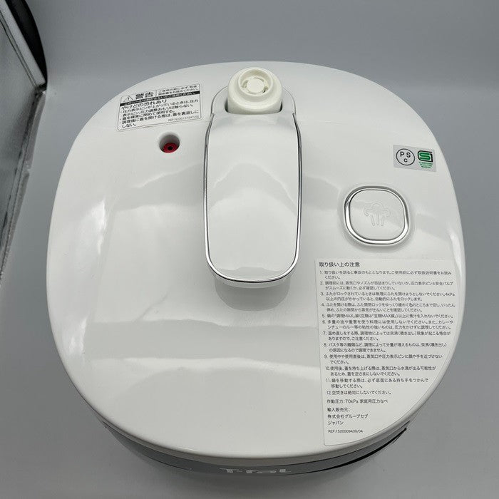 ティファール コンパクト電気圧力鍋 ラクラ・クッカー ホワイト CY3511JP T-fal マルチクッカー 1台12役 時短 タイパ 中古 R1